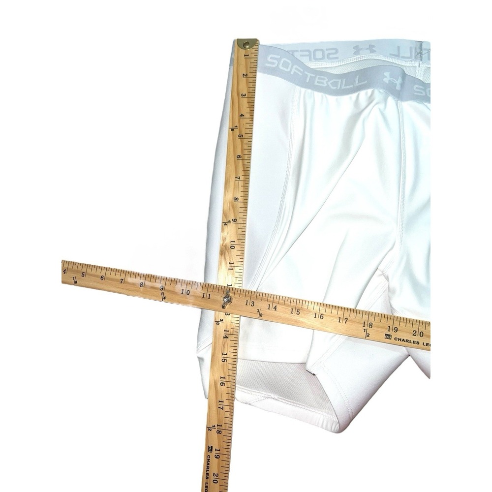 NEW Under Armour Women's Compression Slider Shorts White Size‎ 2XL New With Tags - Picture 4 of 8